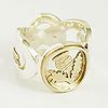 Ring in Silber und Gold