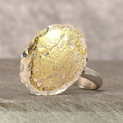 Ring Silver Gold
