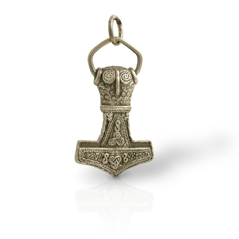 Thors Hammer in solid silver